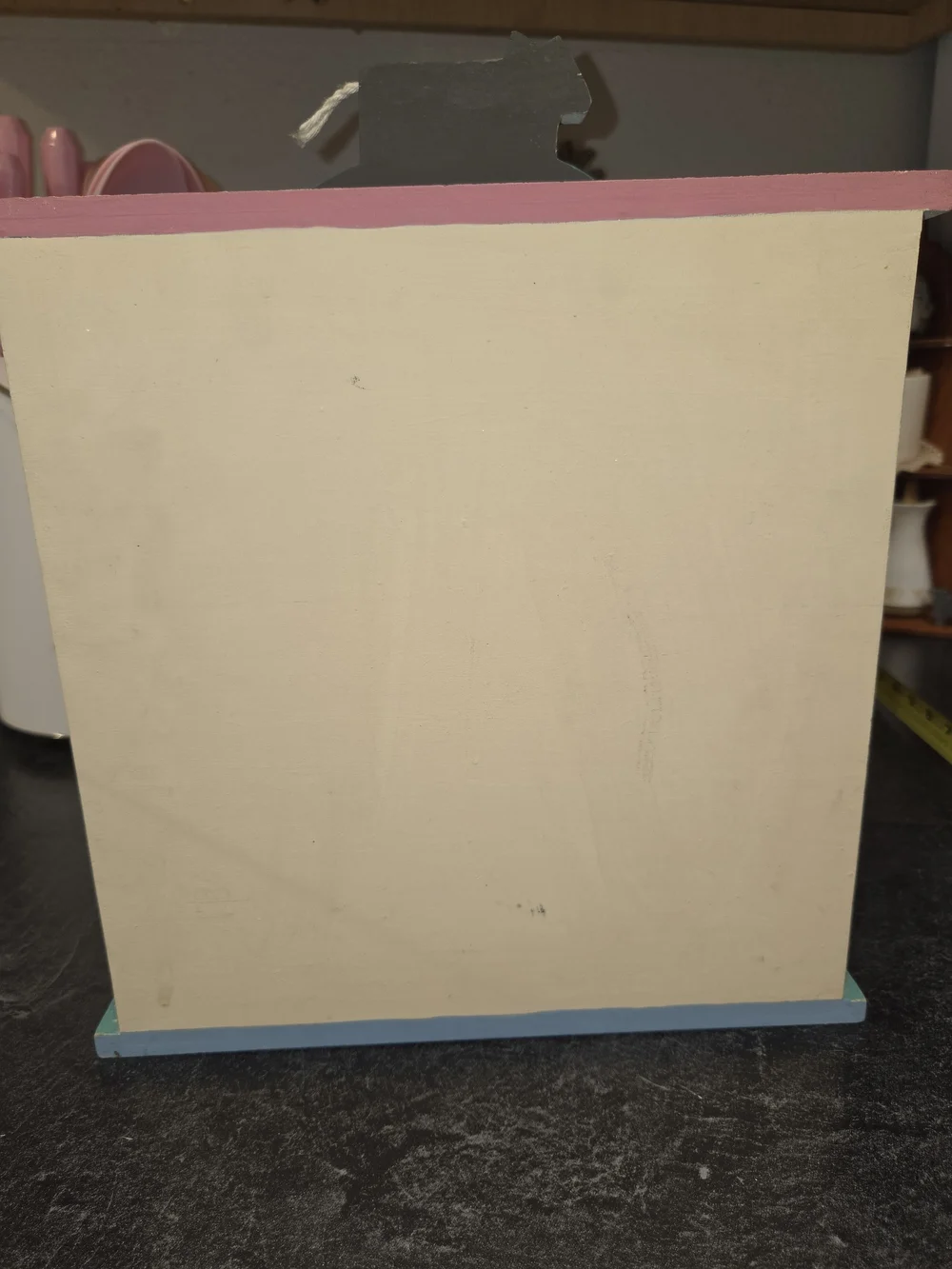 Hallmark Teal, Cream & Pink 4-Cubby Trinkey Shelve